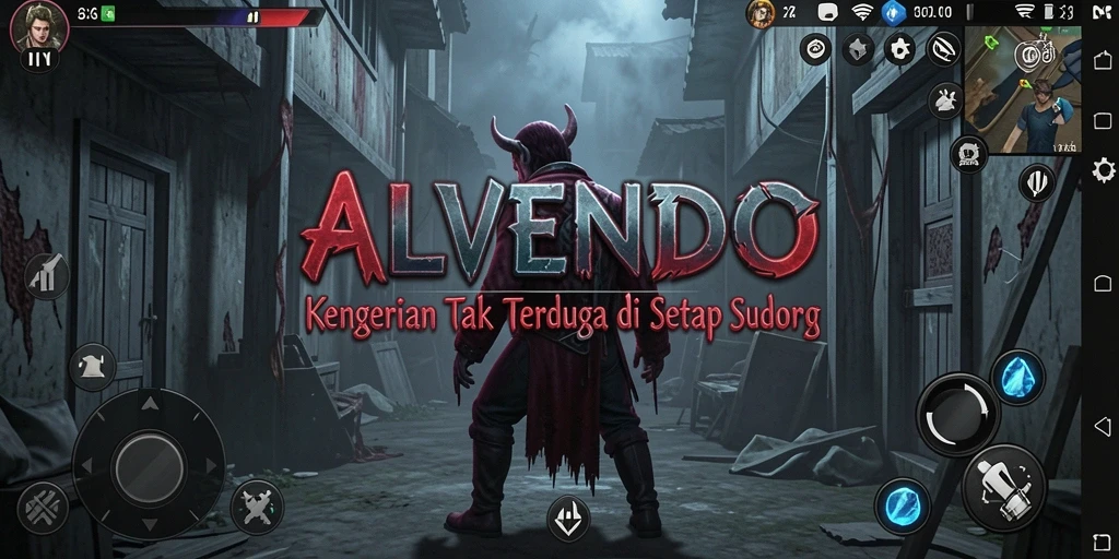 Gameplay menampilkan kengerian dan ketegangan tiada henti dalam <strong>ALVENDO</strong>.