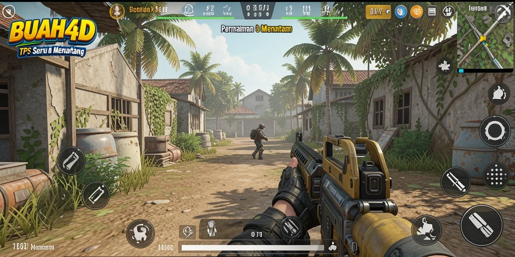 Tampilan gameplay BUAH4D yang penuh aksi dan strategi.