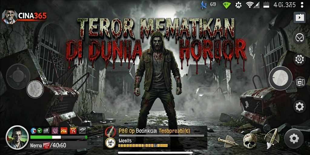 Gameplay menegangkan di dunia penuh teror dan hantu.