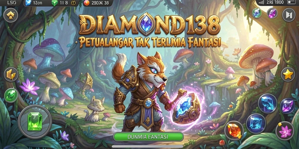 Screenshot menampilkan aksi menarik dalam gameplay DIAMOND138.