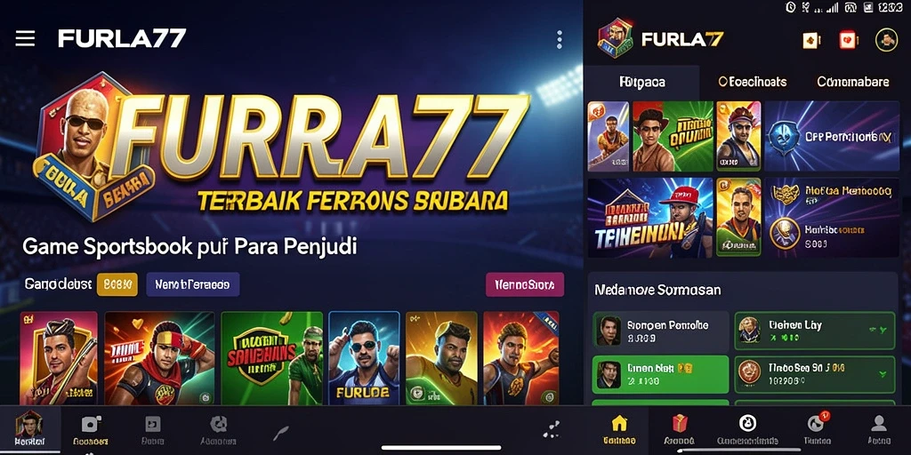 Screenshot FURLA77 menampilkan antarmuka permainan Sportsbook yang menarik.