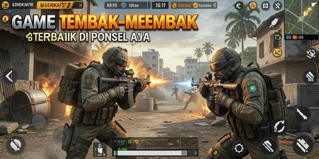 Tampilan mendebarkan dari gameplay LENGKAP777 yang penuh aksi.