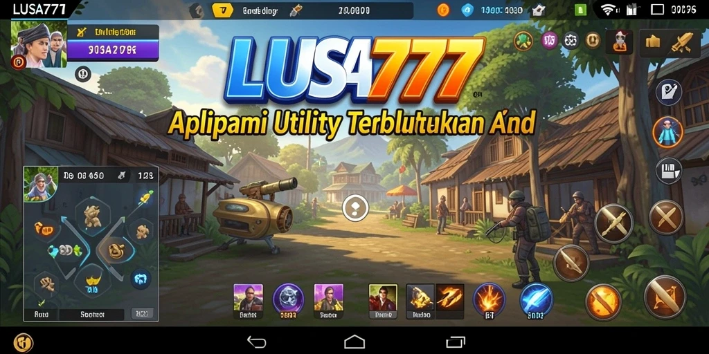 Tampilan antarmuka LUSA777 yang menarik dan fungsional.
