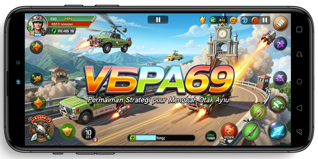 Tampilan gameplay VESPA69 yang menegangkan dan strategis.